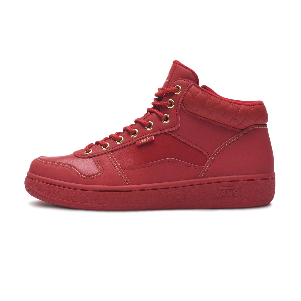 red vans with gold