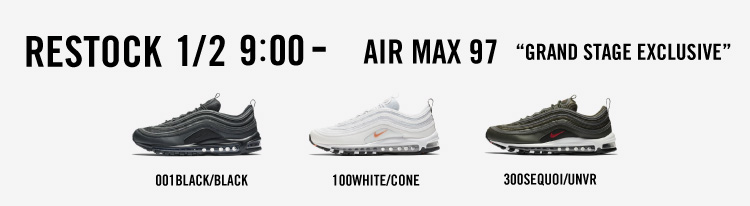 RESTOCK 1/2 9�F00�| AIRMAX 97