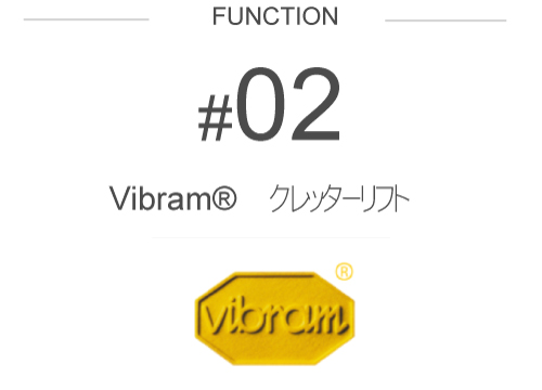 �����ϖ��Ր�����������Vibram®�N���b�^�[���t�g���̗p