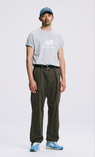 �yNew Balance�z �j���[�o�����X M NB Stacked Logo T�V���c T�V���c MT41502AG AG