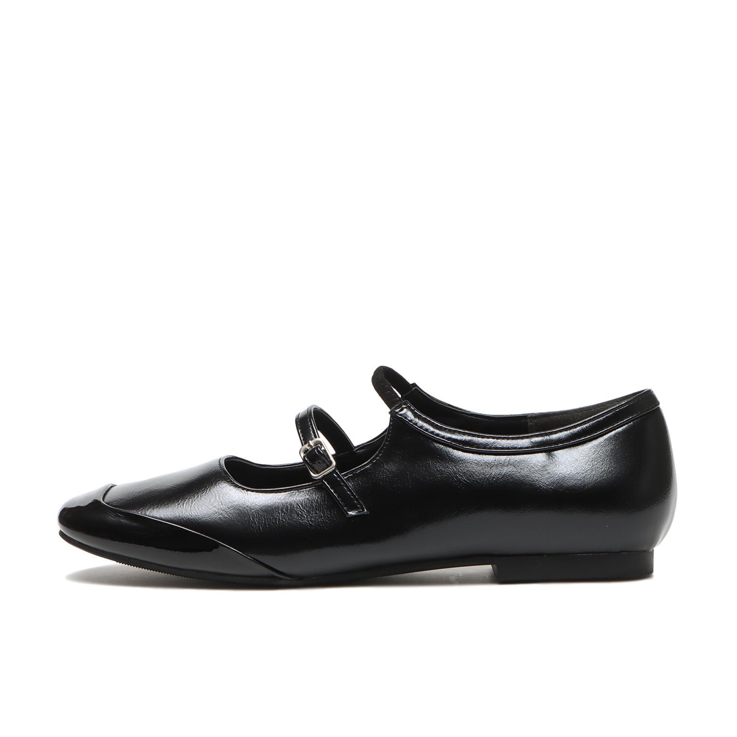 ���f�B�[�X �yABC SELECT�z �G�[�r�[�V�[�Z���N�g 2BELT TOE CAP FLAT 2�x���g�g�D�L���b�v�t���b�g W7054 BLACK