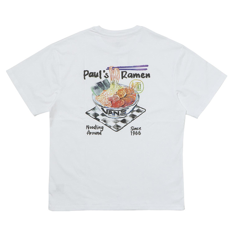 VANS RAMEN TEE WHITE