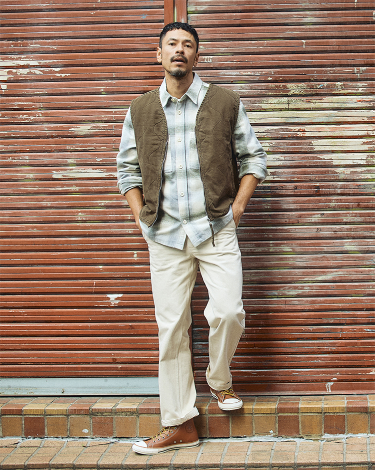 CONVERSE �~ WORK STYLE �R�[�f�B�l�[�g