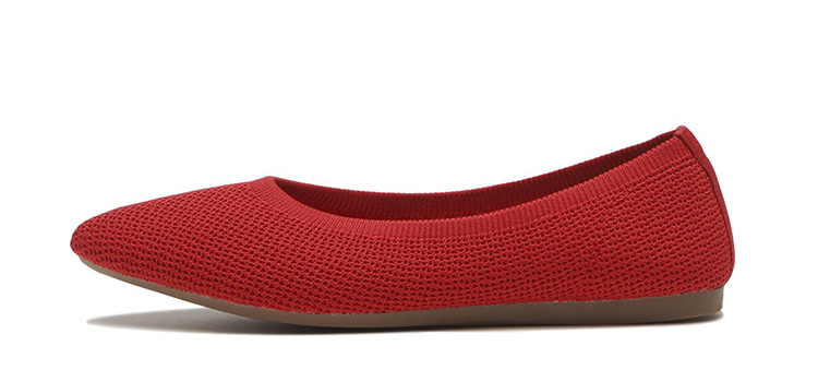 ���f�B�[�X �yABC SELECT�z �G�[�r�[�V�[�Z���N�g CL POINTED KNIT �|�C���e�b�h�j�b�g�p���v�X W5073 RED