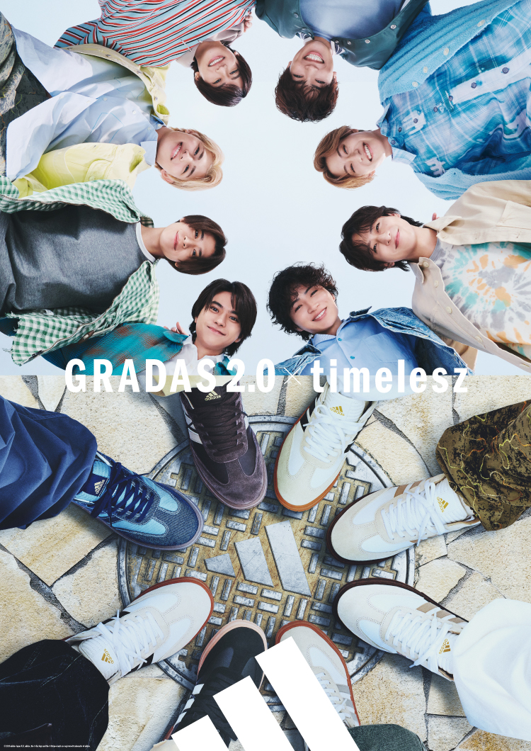 �����ƕς��Ȃ��A�l��̂܂܂� GRADAS2.0 �~ timelesz