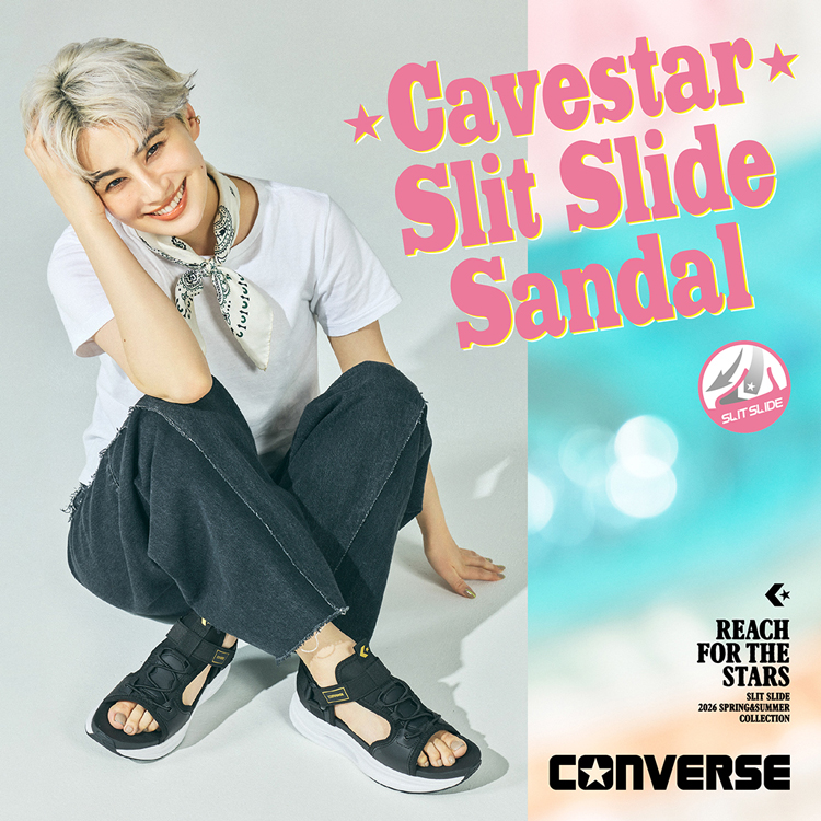 CAVESTAR SLIT SLIDE SANDAL�b�R���o�[�X