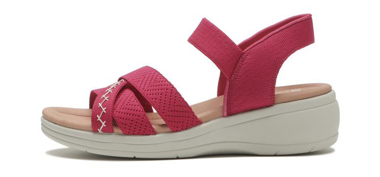 ���f�B�[�X �yABC SELECT�z �G�[�r�[�V�[�Z���N�g CL KNIT SANDAL 5.5 �j�b�g�T���_�� 5.5 W2069 PINK