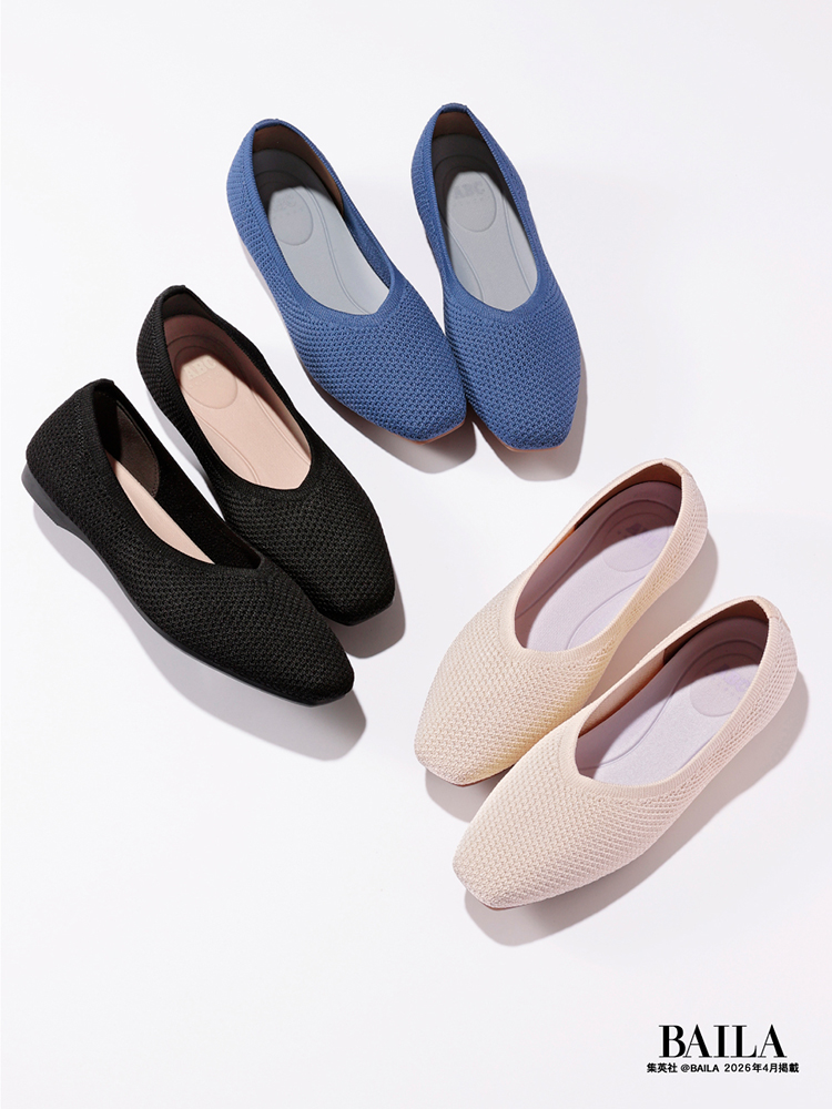 ＠BAILA 　4月号掲載　貴島明日香さん着用　Airyパンプス｜ABCSELECTパンプス コーディネート