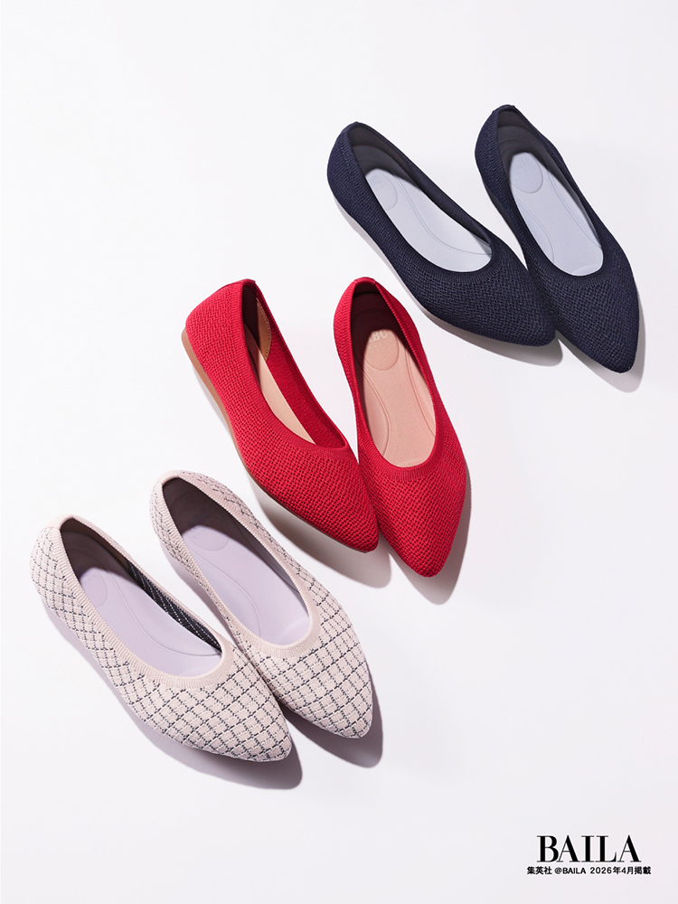 ＠BAILA 　4月号掲載　貴島明日香さん着用　Airyパンプス｜ABCSELECTパンプス コーディネート