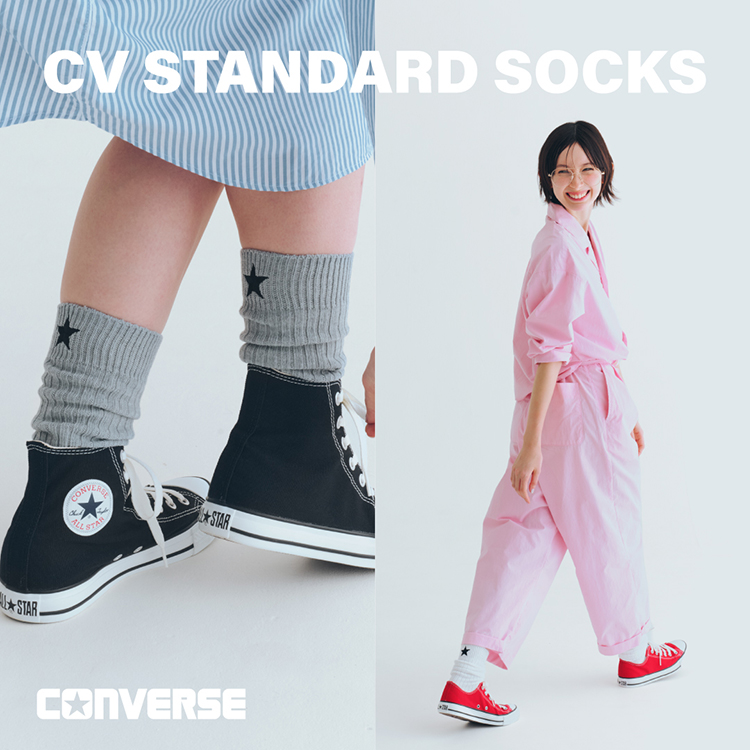 CONVERSE ALL STAR�Ƃ̍ō��̑������l���č��ꂽ2���gSOCKS�B