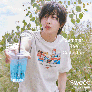 IMP.松井奏さんが着こなすNew Balance Tシャツ
