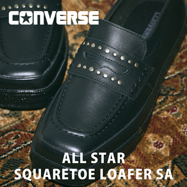 �yALL STAR SQUARETOE LOAFER�z�g�����h���Ɖ��K���B�������ʂ�X�j�[�J�[���[�t�@�[�bCONVERSE