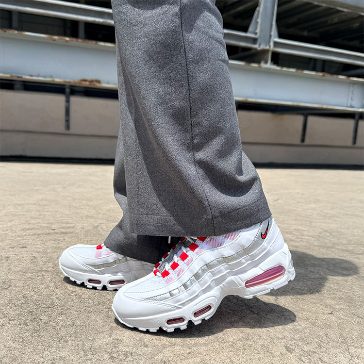 �yNIKE�z �i�C�L AIRMAX 95 BIG BUBBLE �G�A �}�b�N�X 95 �r�b�O�o�u�� MIQ0176 100WHITE/SPD RD