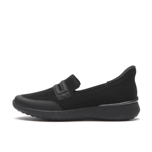 �n���Y�t���[ ���f�B�[�X �yABC SELECT�z �G�[�r�[�V�[�Z���N�g QS KNIT LOAFER SNK �j�b�g���[�t�@�[ �X���b�|�� W1052 ALL BLACK 5H