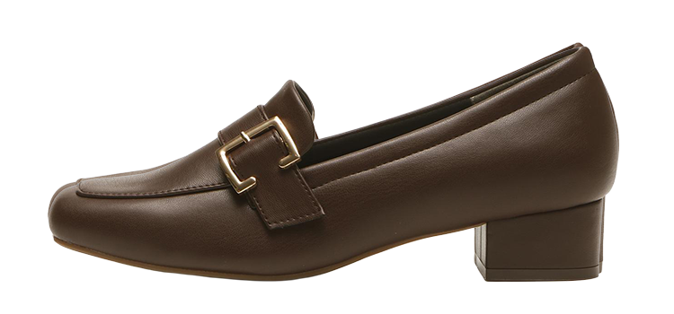 ���f�B�[�X �yABC SELECT�z �G�[�r�[�V�[�Z���N�g PUFF HEEL LFR 3.5 �p�t�q�[�����[�t�@�[ 3.5 W5079 DK.BROWN