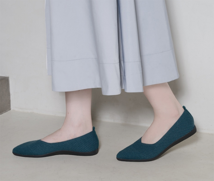 ���f�B�[�X �yABC SELECT�z �G�[�r�[�V�[�Z���N�g POINTED WOOL KNIT �|�C���e�b�h �E�[���j�b�g�p���v�X W5090 GREEN