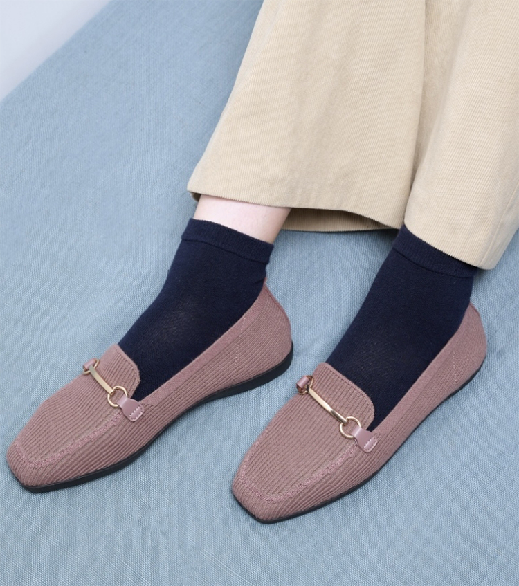 ���f�B�[�X �yABC SELECT�z �G�[�r�[�V�[�Z���N�g WOOL KNIT LOAFER �E�[���j�b�g ���[�t�@�[ W5091 PINK BROWN �R�[�f�B�l�[�g