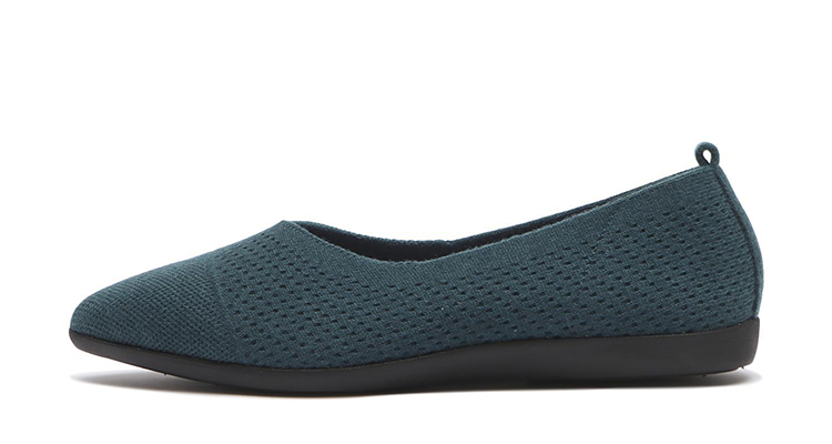 ���f�B�[�X �yABC SELECT�z �G�[�r�[�V�[�Z���N�g POINTED WOOL KNIT �|�C���e�b�h �E�[���j�b�g�p���v�X W5090 GREEN