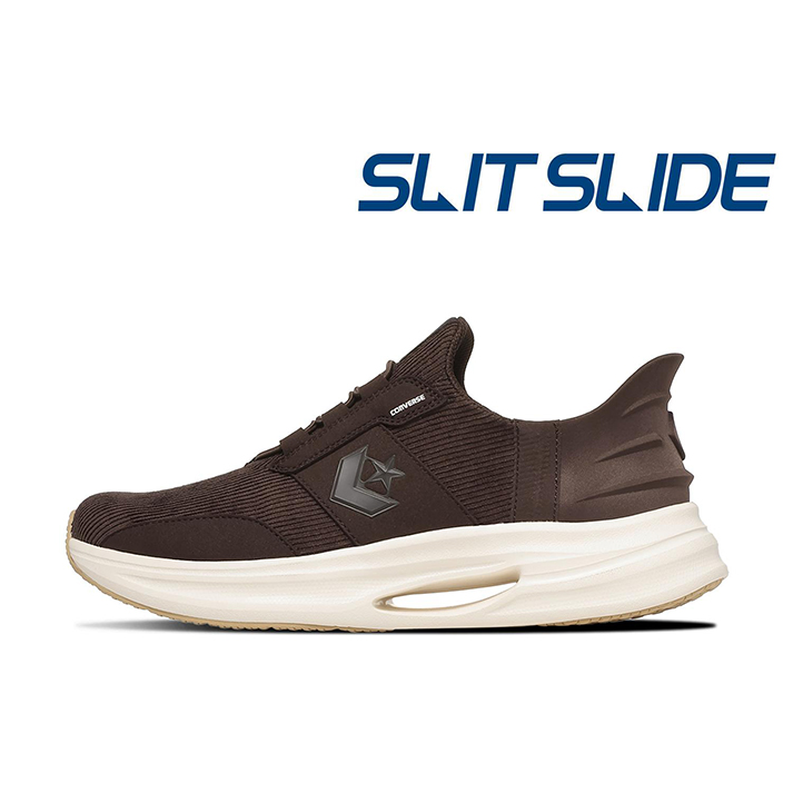 ���f�B�[�X �yCONVERSE�z �R���o�[�X CAVESTAR SLIT SLIDE CORDUROY �P�C�u�X�^�[ �X���b�g�X���C�h �R�[�f�����C 33600510 BROWN