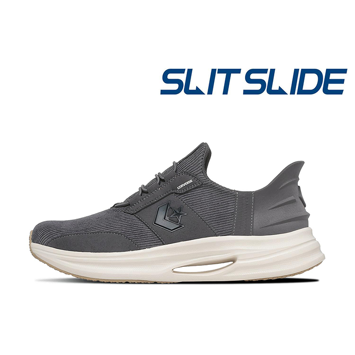 ���f�B�[�X �yCONVERSE�z �R���o�[�X CAVESTAR SLIT SLIDE CORDUROY �P�C�u�X�^�[ �X���b�g�X���C�h �R�[�f�����C 33600512 CHARCOAL