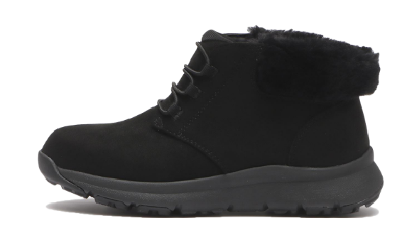 ���f�B�[�X �yABC SELECT�z �G�[�r�[�V�[�Z���N�g QS LACE UP SNK BOOTS5 �N�C�b�N�X���C�h�u�[�c W3076 S/BLACK