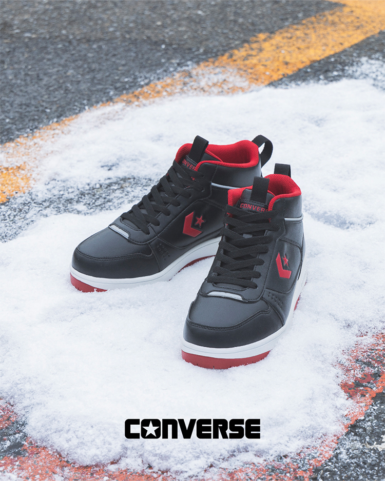 �yCONVERSE�z �R���o�[�X CV C-T SL WP MID CV C-T SL WP MID 37900141 ABC-MART���� *BLACK/RED