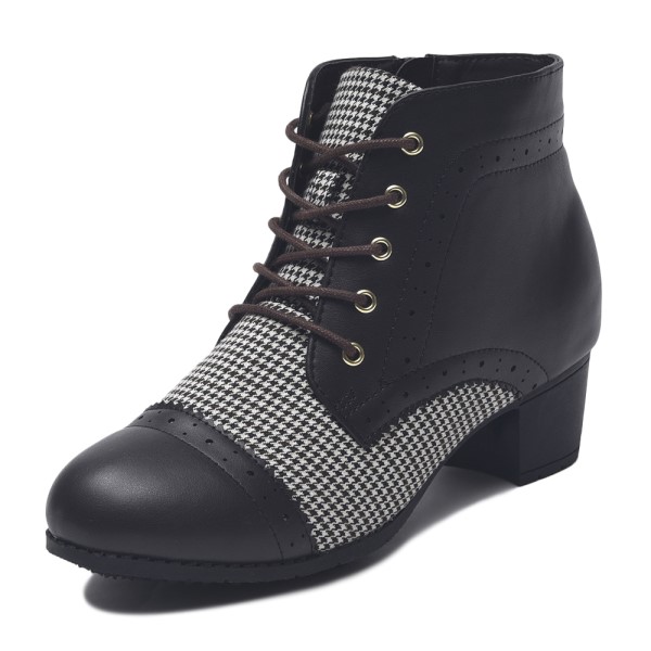 �W���j�A �yNUOVO�z �k�I�[���H ���[�X�A�b�v�u�[�c LACE UP 4 (19-24) N9261J DK.BRN/CHECK 19cm