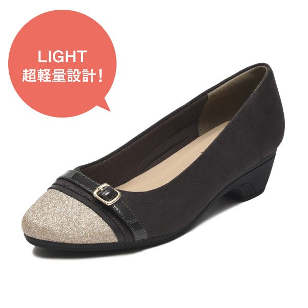 ���f�B�[�X �yNUOVO�z �k�I�[���H ���C�g�p���v�X FL-LT RBN 3.5 �t���b�N�X���C�g�@���{���@3.5 NE30215 S/DK.GRAY 22.5cm