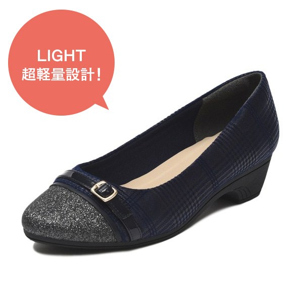 ���f�B�[�X �yNUOVO�z �k�I�[���H ���C�g�p���v�X FL-LT RBN 3.5 �t���b�N�X���C�g�@���{�� 3.5�@NE30215 V/NAVY 22.5cm