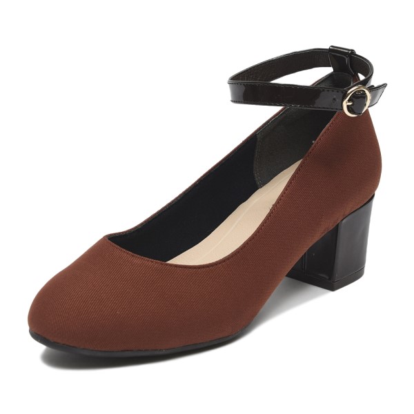 ���f�B�[�X �yNUOVO�z �k�I�[���H �t�B�b�g�p���v�X FL ROUND ST 5 �t���b�N�X ���E���h �X�g���b�v 5cm NE40122 DK.ORANGE 22.5cm