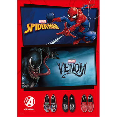 60���N���}����MARVEL�̕s���̖���u�X�p�C�_�[�}���v�V���[�Y�̃f�U�C�����f�����o�� �wMARVEL�x�wbyA�x�u�X�p�C�_�[�}���v�Ɓu���F�m���v�����`�[�t�ɂ����S3���f���W�J