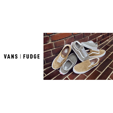 VANS�̑�\���f���uSLIP ON�v�uAUTHENTIC�v�uOLD SKOOL�v���g���b�h�ȃX�^�C���Ɏd�グ���G��FUDGE20���N�L�O�̃X�y�V�����R���N�V���������蔭�� FUDGE.JP�ɂ�9��12��(��)����s����