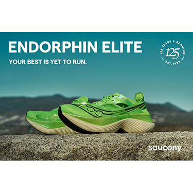 �n��125���N���}���� �gSaucony�h�j��ōł��G�l���M�[�����������ŐV�̃����j���O�V���[�Y���o��uEndorphin Elite�v